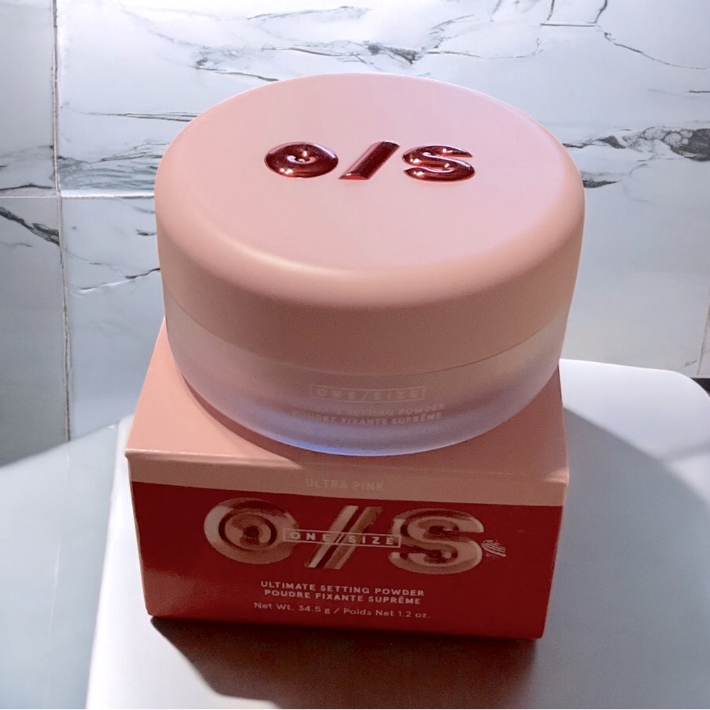 One/Size by Patrick Starr Ultimate Setting Powder in Ultra Pink 1.2 Oz.